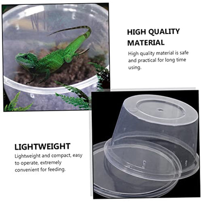 FOMIYES 20pcs Reptile Breeding Boxes Gecko Containers for Pets Lightweight Feeding Box for Quarantine Habitat Easy to Clean and DIY
