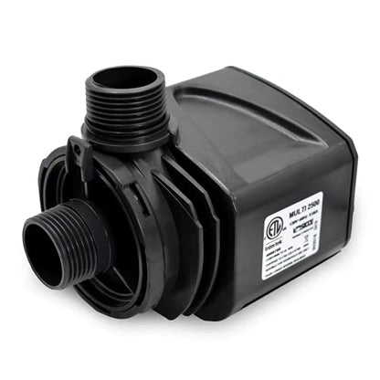 Sicce Multi Quiet 2500 Submersible Water Pump 715 GPH Adjustable Flow for Aquariums, Pond, Water Garden & Hydroponics - size: 715 GPH
