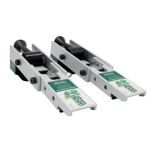 PacTool Gecko Gauge Artisan Kit - 5/8" Fiber Cement Siding & Hardie HZ6 | For 5/8" fiber cement siding including James Hardie HZ5. Lap siding gauge with mounting clips for professional installs. - size: 5/8” Thickness for Hardie Artisan Siding, style: ALU