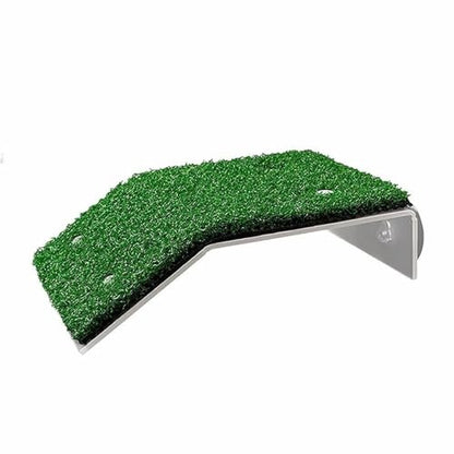 Turtle Basking Platform Slope Habitat Decor Reptile Resting Drying Platform Floating Island Moss(S)