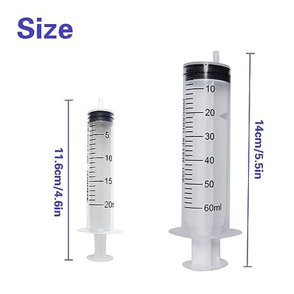 4 Pieces Baby Bird Feeding Syringe with 2 PCS 20ml Syringes, 2PCS 60ml Syringes and 4 Soft Feeding Spoons, Feeding Tool for Small Animals, Pet Feeding Tool, Pet Syringe, Bird Parrot Feeder Spoon