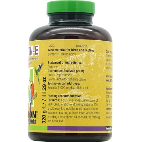 Nekton E Vitamin E Supplement for Birds, 320gm - size: 320 grams