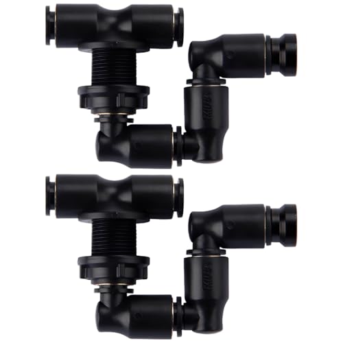 Aquarium Reptile Misting Nozzle System, 2 Pcs Small Bone Design, 0.55 in / 14 Mm, Pulse Spray for Rainforest Setup