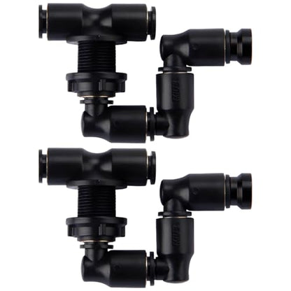 Aquarium Reptile Misting Nozzle System, 2 Pcs Small Bone Design, 0.55 in / 14 Mm, Pulse Spray for Rainforest Setup