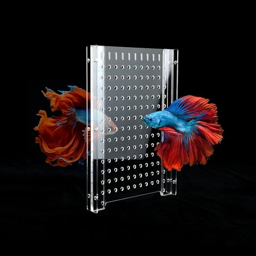 Fish Tank Divider Adjustable Acrylic Aquarium Divider for 15/20 Gallon Tank - size: 15/20 Gallon