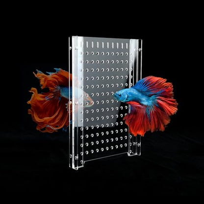 Fish Tank Divider Adjustable Acrylic Aquarium Divider for 15/20 Gallon Tank - size: 15/20 Gallon