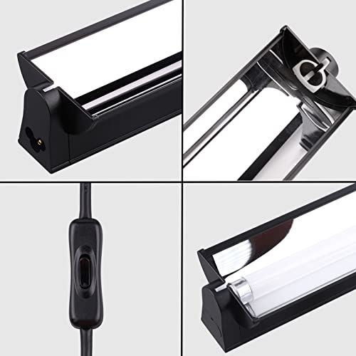 Aiicioo T5 UVB Lighting Combo Kit - Desert 10.0 Terrarium Hood Light Fixture & High Output T5 HO UVB Bulb for Reptiles Chameleon Gecko (34Inch 39W) - size: 34Inch 39W