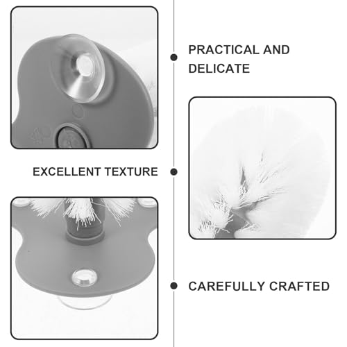 Turtle Shell Cleaning Brush with Suction Cup, Abs Material Scrub Brush for Shell Cleaning and Scratching, Suitable for Turtle Tank Accessories and Home Use