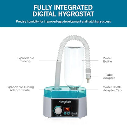 HumidiKit™ Automatic Humidity System with Digital Hygrostat for Incubators