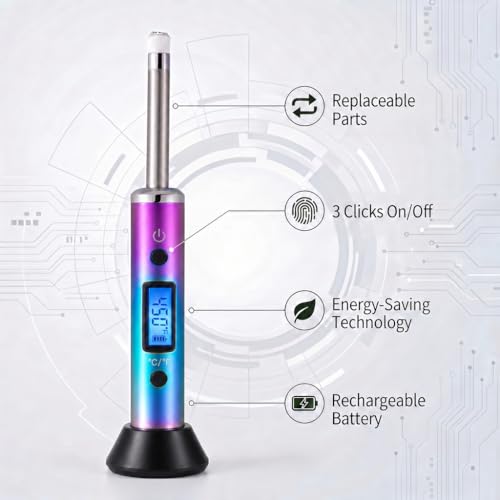 Real-time Temperature Reading Device, Digital thermocouple Thermometer Kits - Rainbow - color: Rainbow