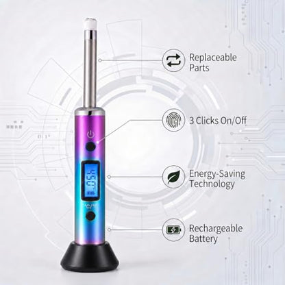Real-time Temperature Reading Device, Digital thermocouple Thermometer Kits - Rainbow - color: Rainbow