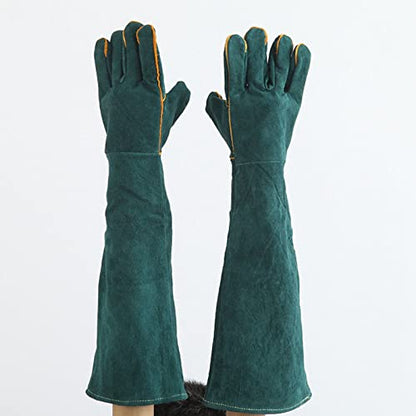 Animal Handling Gloves Bite Proof, 60 cm 23.6 Inch Reinforced Padding Non Scratch for Handling Falcon Dog Cat Bird Reptile Snake Anti Bite Work Gloves Protective Tools