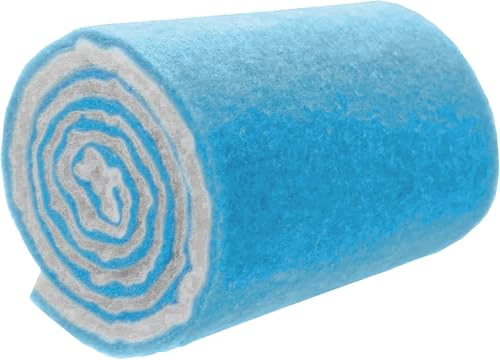 Big Kahuna Aquarium Filter Floss for Fish Tank Filters – Aquarium Filter Pad – 3/4-1 Inch Thick 12 Inch Wide 30 Feet Long - Media Roll for Healthy Water in Freshwater Aquariums or Marine Aquariums - size: 30 feet