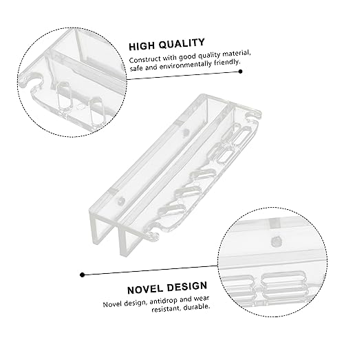 KESYOO Water Grass Tool Organizer Acrylic Cleaning Tool Holder Fish Tank Storage Rack