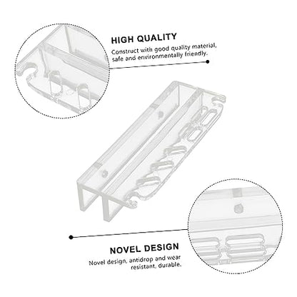 KESYOO Water Grass Tool Organizer Acrylic Cleaning Tool Holder Fish Tank Storage Rack