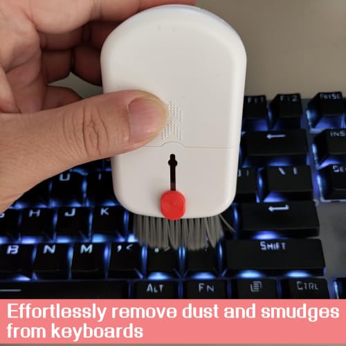 9-in-1 Keyboard Cleaning Kit for Laptop, Phone, Screen | Includes soft brush, and port tool. Cleans screens, earbuds, and charging cases. Safe for MacBook & AirPods.