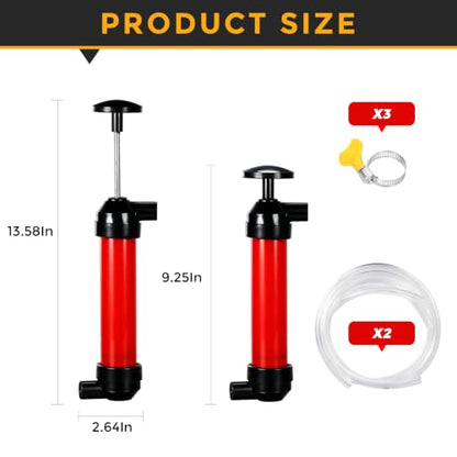 Multifunctional Manual Siphon Pump for Water, Fuel, Oil and Other Fluids