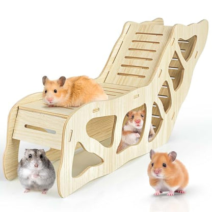 Hamster Tunnel Hideout Climbing Ladder for Burying in Hamster Bedding or Connecting with Hamsters Nut Stuff Hamsters Cage Accessories