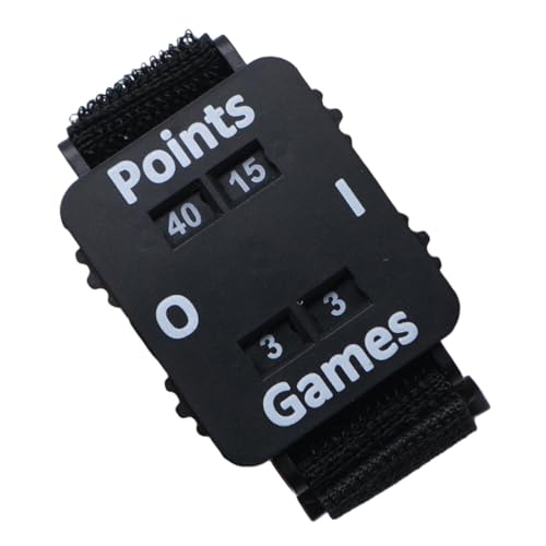 Score Counter Watch with Adjustable Wristband - Score Keeper Stroke Counter Bracelet for Cricket, Tennis, Padel & Ping Pong Sport Accessories