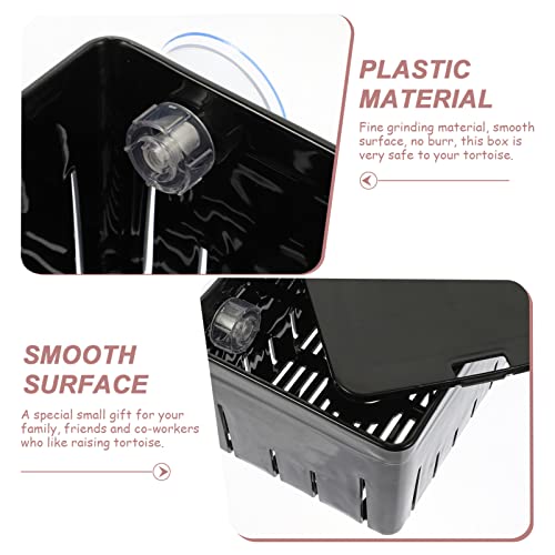 Toddmomy Turtle Supply Incubation Box Lizard Incubator Reptile Hatchery Professional Tortoise Separator Reusable Sturdy Easy to Install Unique Cover
