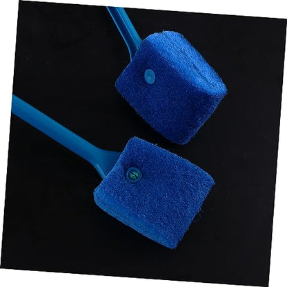 BESPORTBLE Lasting Fish Tank Cleaning Brush Pad Moss Sturdy Construction Comfortable to Hold Handle