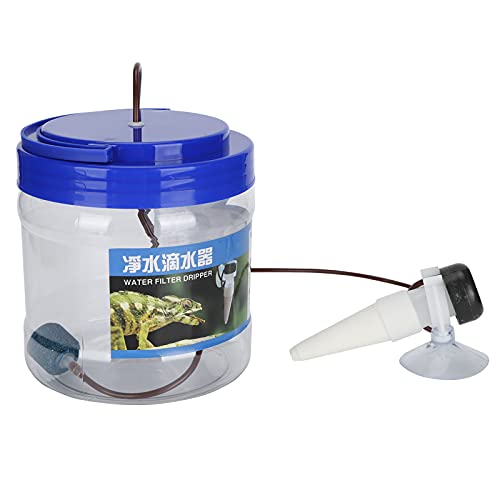 Reptile Automatic Water Dripper Feeder, Adjustable Drip Watering Tool for Small Pets, Replacement Part, Durable Construction