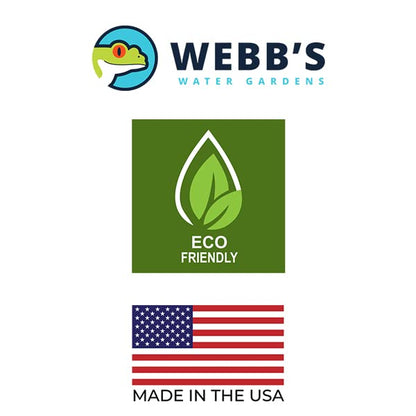 Webbs Water Gardens Water Conditioner Plus - Fish Safe, Heavy Metal Detoxifier and Dechlorinator for Freshwater and Marine Aquatics - 128 Fluid Ounces