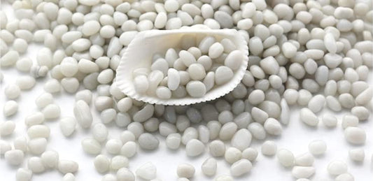Decorative Stones,Glass Stones,1 Lb About 460 G Irregular Sea Glass Pebbles Artificial Glaze Crystal Stones Rocks for Vase Filler,Table Scatter,Aquarium Decoration,Air Plants Decoration (White) - color: White