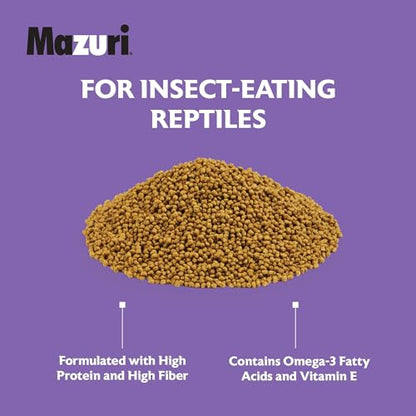 Mazuri | Bearded Dragon Food - Insect Portion of a Complete Diet | 8 Ounce (8 oz) Bag - size: 8 Ounce (Pack of 1)