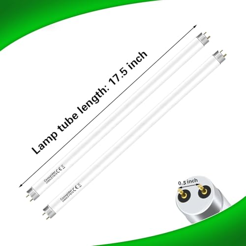 COOSPIDER UV 2-Pack UVB UVA Reptile Light 10.0 Bulb, 15W 18inch T8 Fluorescent Desert Lamp, UVA for Bearded Dragon Tortoise Reptile & Amphibian (T8 15W 18inch 10.0 Bulb G13) - style: T8/15W (18In Replacement Bulb*2)