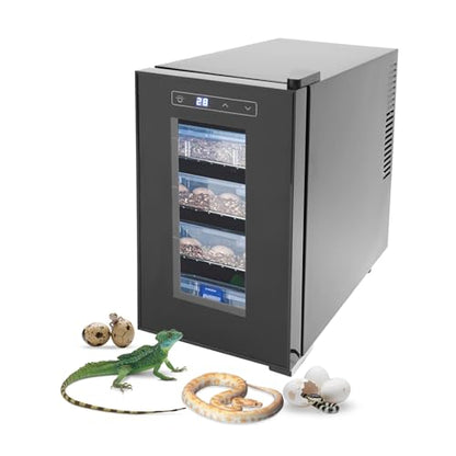Reptile Incubator, 23L Cabinet Incubators for Hatching Eggs Scientific Lab Incubator Reptile Egg Incubator for Hatching Chicks 50-104°f Precise Temperature Control Cooling and Heating