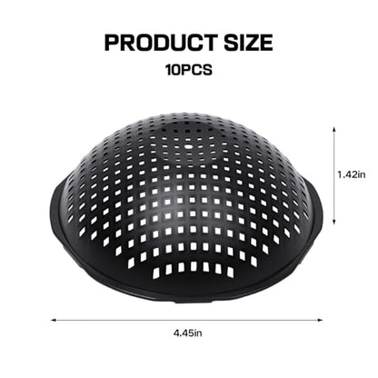 Planter Inserts 4.4 Inch Bowl Grid Mats, Plant Pot Hole Mesh Pads Drainage | 10Pack, 3D Breathable Net, Drainage Screens Inserts To Prevent Leakage & Root Rot, Ideal For Indoor Outdoor Potted Plants - size: 4.4 Inch