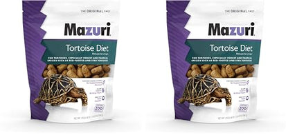 Mazuri | Tortoise Diet | 1.25 Pound (1.25 LB) Bag (Pack of 2) - size: 20 Ounce (Pack of 2)