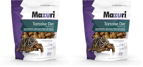 Mazuri | Tortoise Diet | 1.25 Pound (1.25 LB) Bag (Pack of 2) - size: 20 Ounce (Pack of 2)