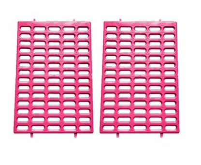 Saguaro Acres Rabbit and Small Animal Cage Resting Mat for Wire Floored Cages 2 Pack (Pink) - color: Pink