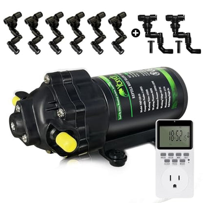 Reptile Mister Automatic Misting System with 8 Fine Mist Nozzles