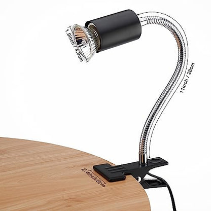 ReptileHeat Lamp The Adjustable Temperature and 360 ° Rotating Hose Crawlers Heating Lights, for Turtles, Lizards, Beard Dragons and Other Amphibious Pets - color: Yellow Lamp With Rotating Arm