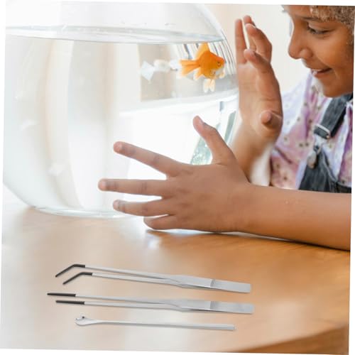 balacoo 1 Set Reptile Feeding Tweezers Ergonomic Tongs for Fish Tanks Terrarium Precision Pet Feeding Tools for Reptiles Pet Shops
