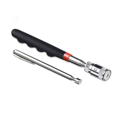 Inspection Mirror and Magnet KIT with Magnetic Pick-Up Tools. 5 Piece Set. Lighted Inspection Mirror and Lighted Magnetic Pick-Up Tool.