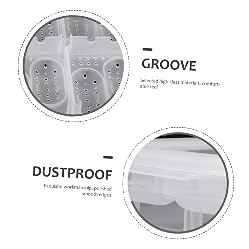 Reptile Breeding Box Egg Incubation Tray Heavy Duty for Snakes Geckos and Lizards - color: White