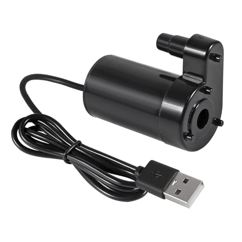 5PCS USB water pump,DC 3-5V USB Micro Submersible Mini Low Noise Brushless Water Pump for Aquariums Fish Tank Pond Fountain Hydroponics Garden
