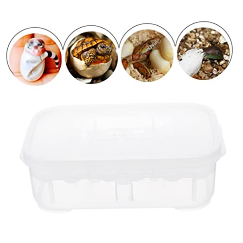 Transparent Reptile Breeding Box Incubation Hatchery Box for Snakes Lizards Easy to Clean Design for Reptile Pets Professional Incubator with Great Visibility