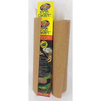 Zoo Med Tan Eco Carpet 30" L X 12" W 29 Gallon - size: 1 Count (Pack of 1)