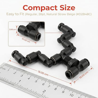 Terrarium Fogger, Dual Head Misting Spray Nozzles Mist Sprinkler Reptile Fogger Reptiles Fogger Mist Sprinkler for Rainforest Tank