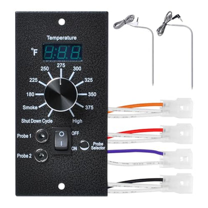 Digital Thermostat Kit Compatible with Traeger Pro Series Pellet Grills | Pro 34 20 22 Series Replacement Parts, Thermometer Control Panel, Dual Meat Probe BAC365, Temperature Controller Upgrade - style: Compatible with Traeger Pellet Grills Upgraded BAC3
