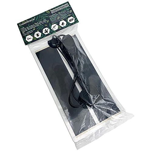 Tbrand Reptile Heating Pad with Temperature Adjustment, 110V 7W Heat Mat for Reptiles Tortoise Snakes Lizard Gecko Hermit Crab Turtle，Under Tank Heating Pad (7W(5.51inch*11inch)) - size: 7W(5.51inch*11inch)