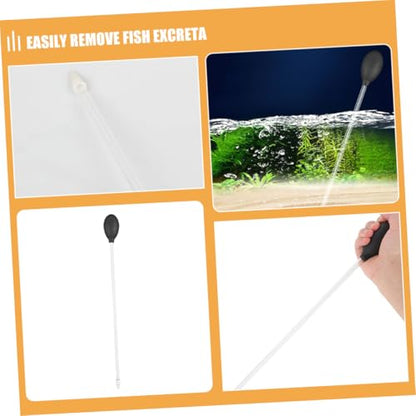 SHOWERORO Aquarium Siphon Vacuum Cleaner Manual Water Changing Tool for Fish Tank Maintenance Multifunctional Gravel Vacuum for Efficient Waste Removal and Easy Cleaning