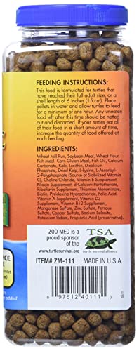 Zoo Med Natural Maintenance Formula Aquatic Turtle Food (Pack of 2) - size: 12 Ounce (Pack of 2)