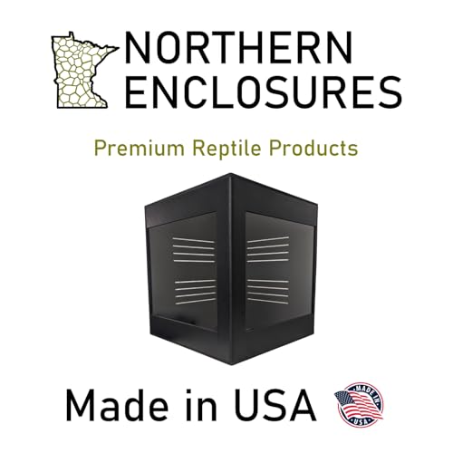 Premium PVC Reptile Enclosure, 40 Gallon, Easy Assembly, Moisture-Proof, Heat Retention, Sliding Doors, Ventilation, Bio-Active Setups, Non-Reflective Black Finish, Made in USA (Black Brace) - color: Black Brace