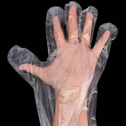 50 Pcs Plastic Long Arm Gloves, 35.4 in Veterinary Insemination Glove | Long Shoulder Length Disposable Gloves for Field Dressing Gutting
